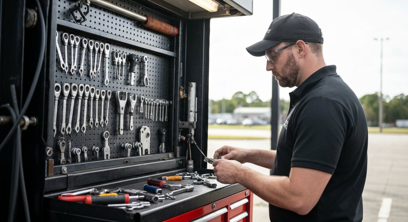 mobile auto locksmith illustrating Car Key Fob Programming Granbury: Mobile Key Cutting & Programming